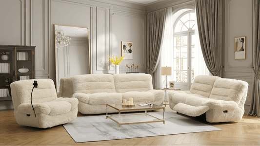 Ferland sofa set in a Houston living room